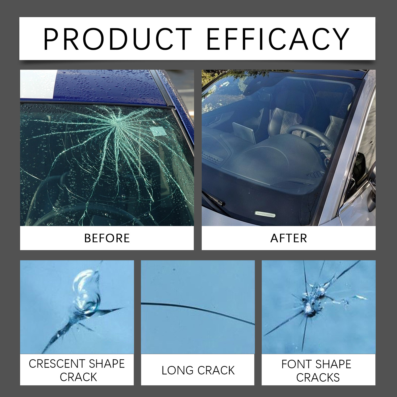 Car Windshield Crack Repair Re - Liquid Uv Glue Kit avaliação e preço