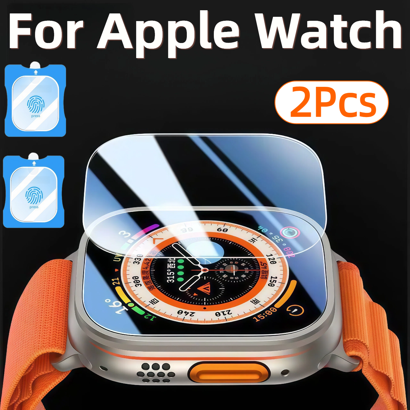 2Pcs 49mm For  Apple Watch Ult - Screen Alignment Tool avaliação e preço