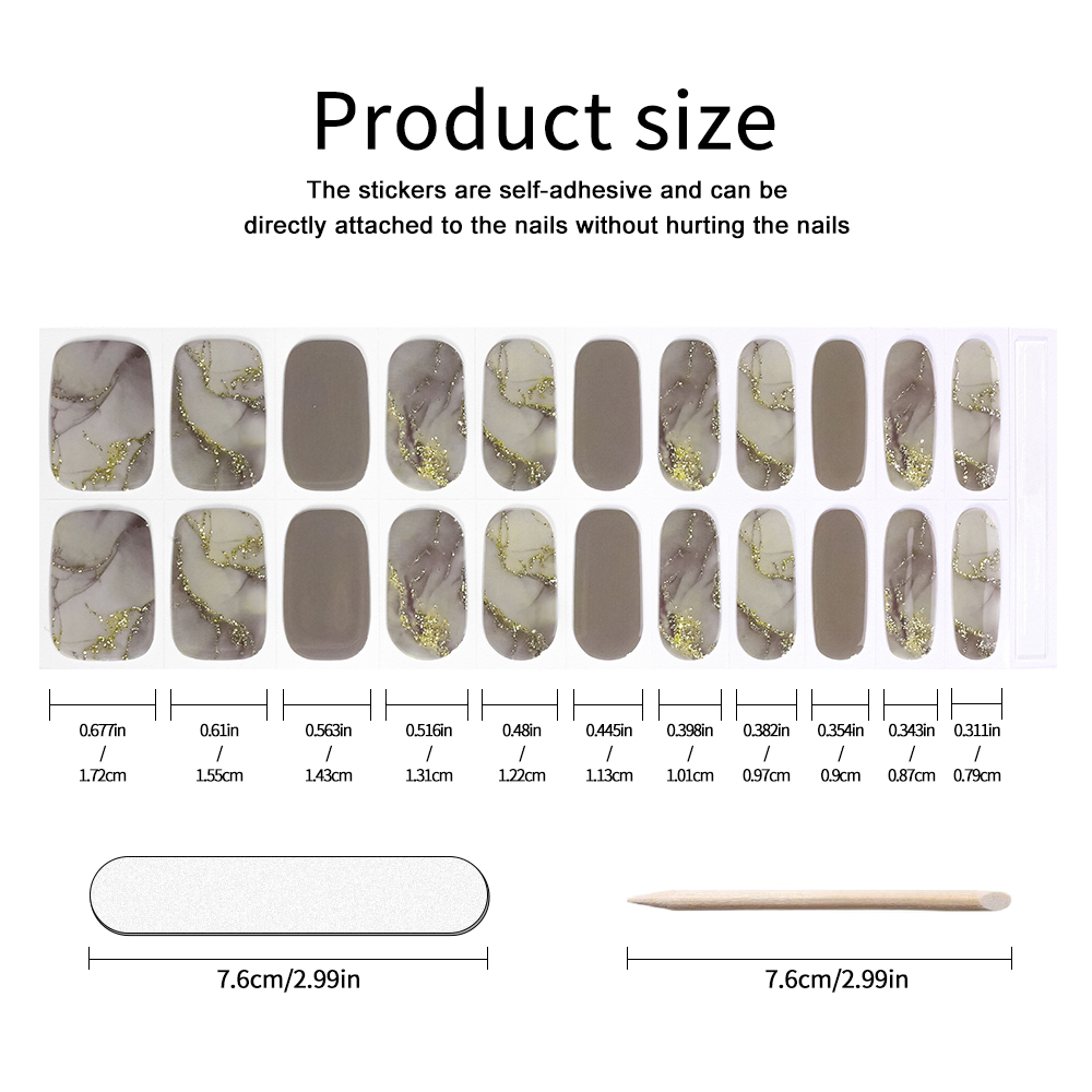 UV-Free Strips DIY Nails Stick - Full Cover Adhesive avaliação e preço