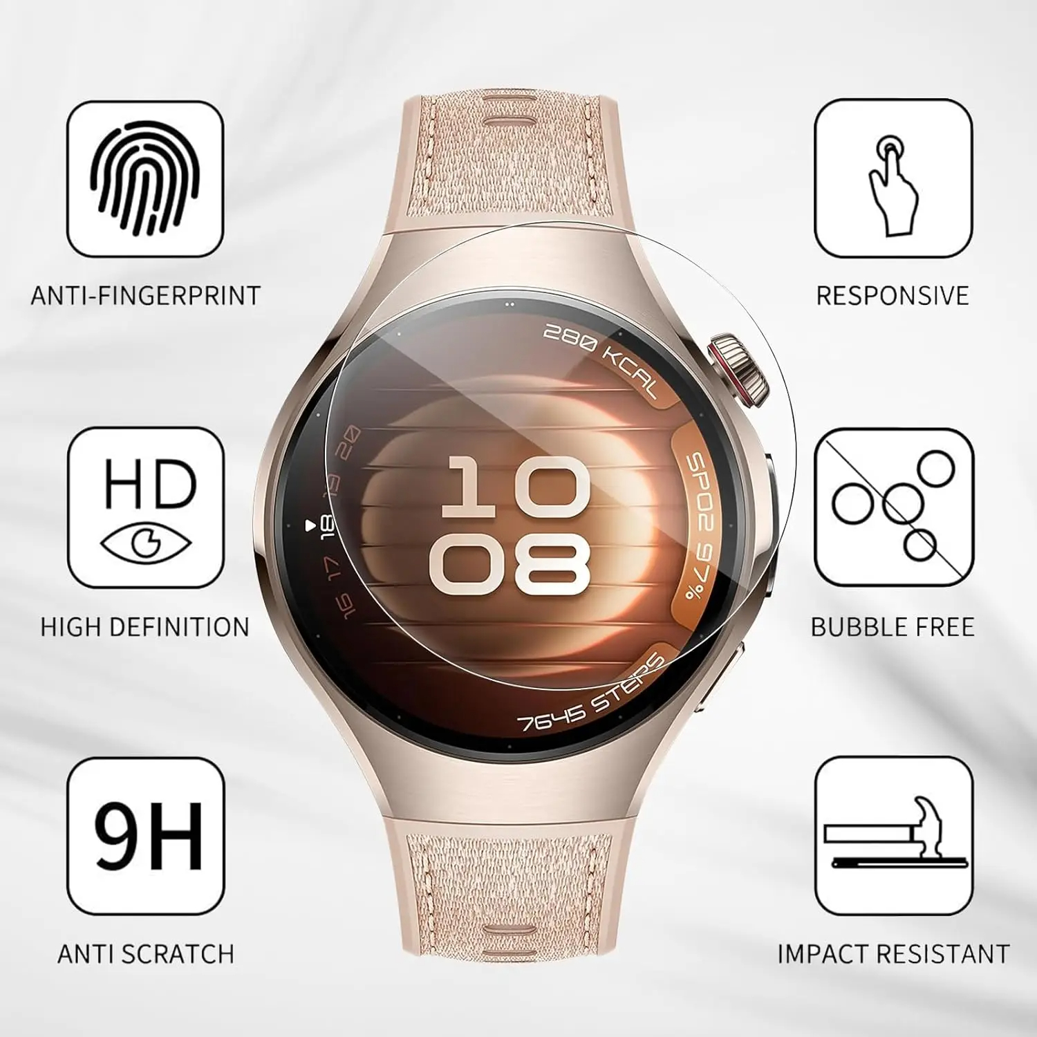 Hydrogel Film For Huawei Watch - Hydrogel Screen Protector avaliação e preço