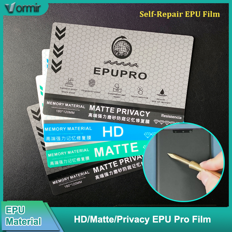 Vormir 50pcs Matte Privacy EPU - Screen Protector Cutter avaliação e preço