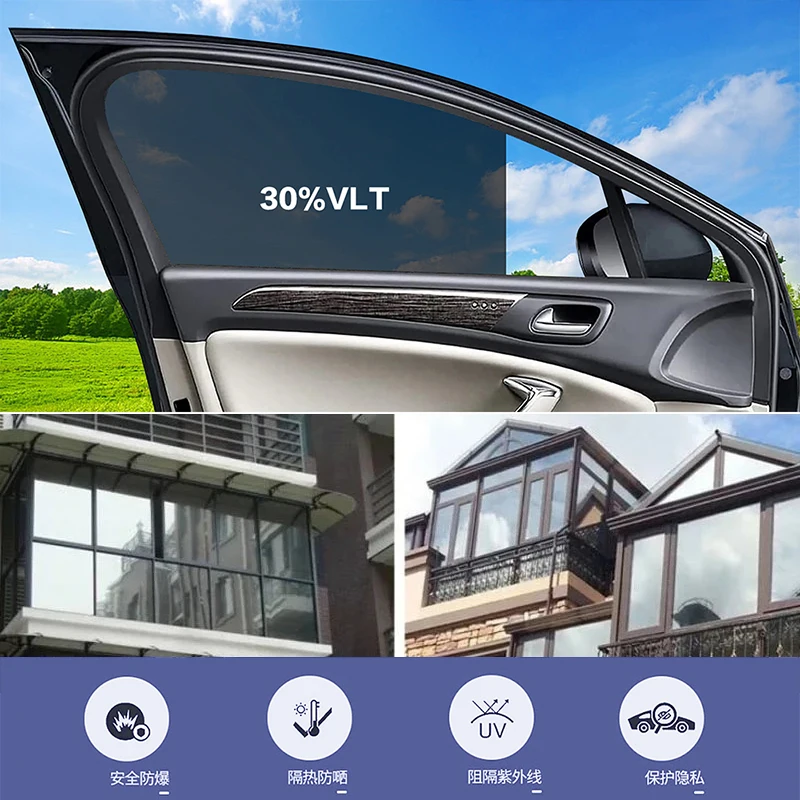 50cmx3m Car Window Privacy Tin - Privacy Screen Protector avaliação e preço