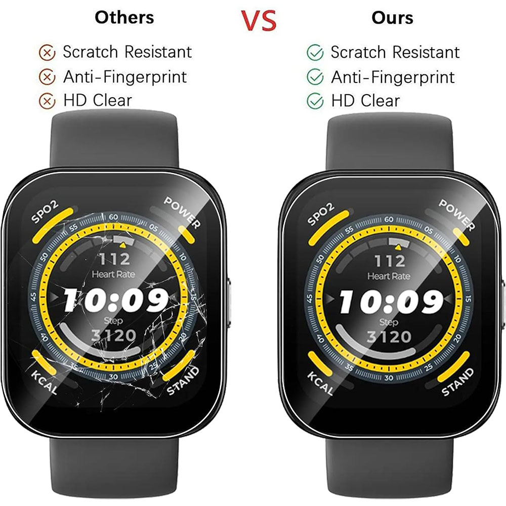 3PCS Clear HD Film Screen Prot - Smartwatch Screen Film avaliação e preço