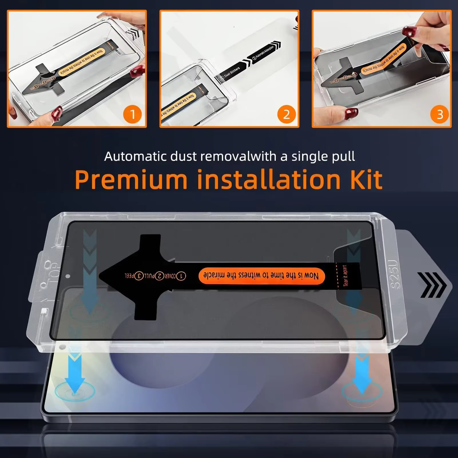 3pcs Privacy Protective Screen - Screen Alignment Tool avaliação e preço