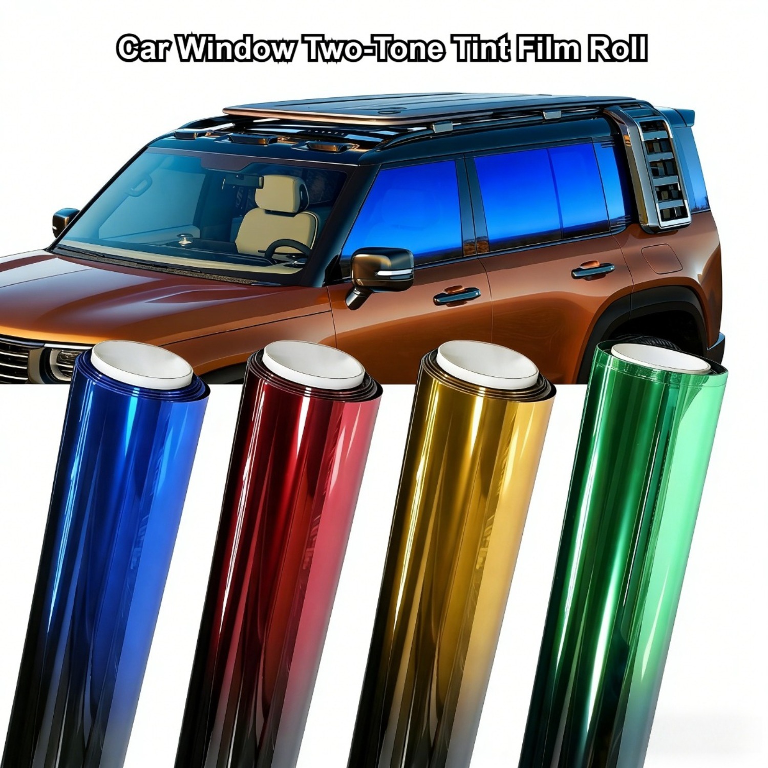 50x300cm Car Window Two-Tone T - Privacy Screen Protector avaliação e preço