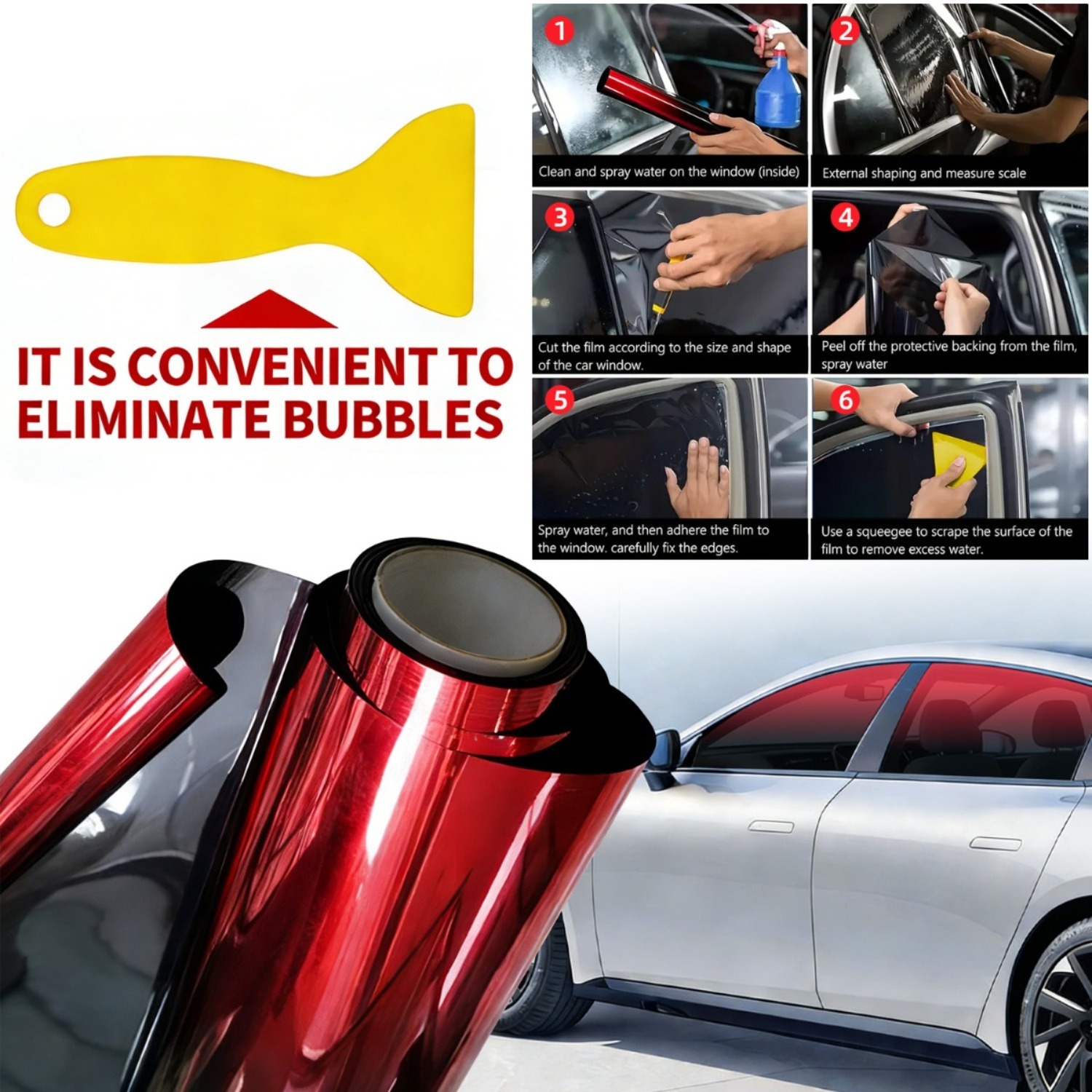 50x300cm Car Window Two-Tone T - Privacy Screen Protector avaliação e preço