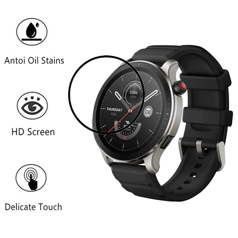 For Amazfit GTR 4 Screen Prote - Smartwatch Screen Film avaliação e preço