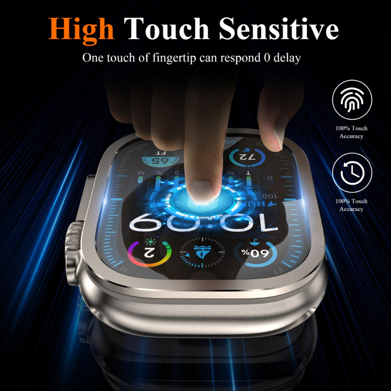 2pcs Tempered Glass for Apple  - Smartwatch Screen Film avaliação e preço